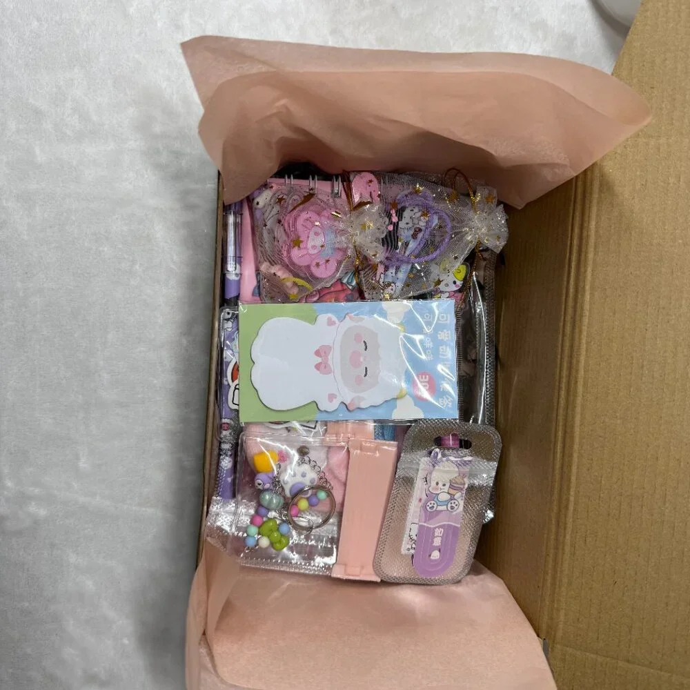 Blush Kawaii Sanrio Gift Box – Handmade Pepa by Murr Keychain Included